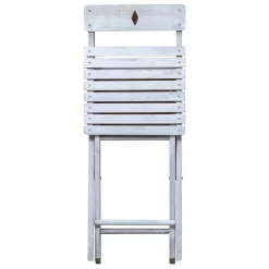 Balkon Sitzgruppe in Grey Wash - Paisly (dreiteilig)