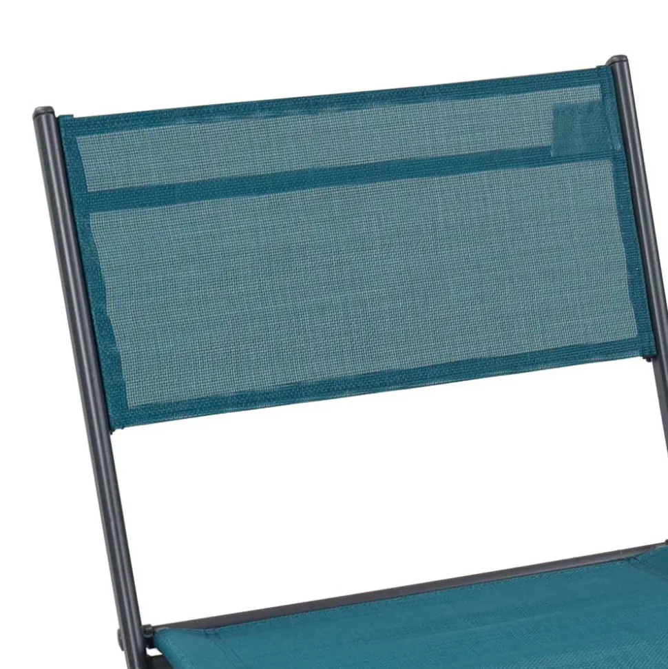 Balkon Tischgruppe in Schwarz Türkis - Ariet (fünfteilig)