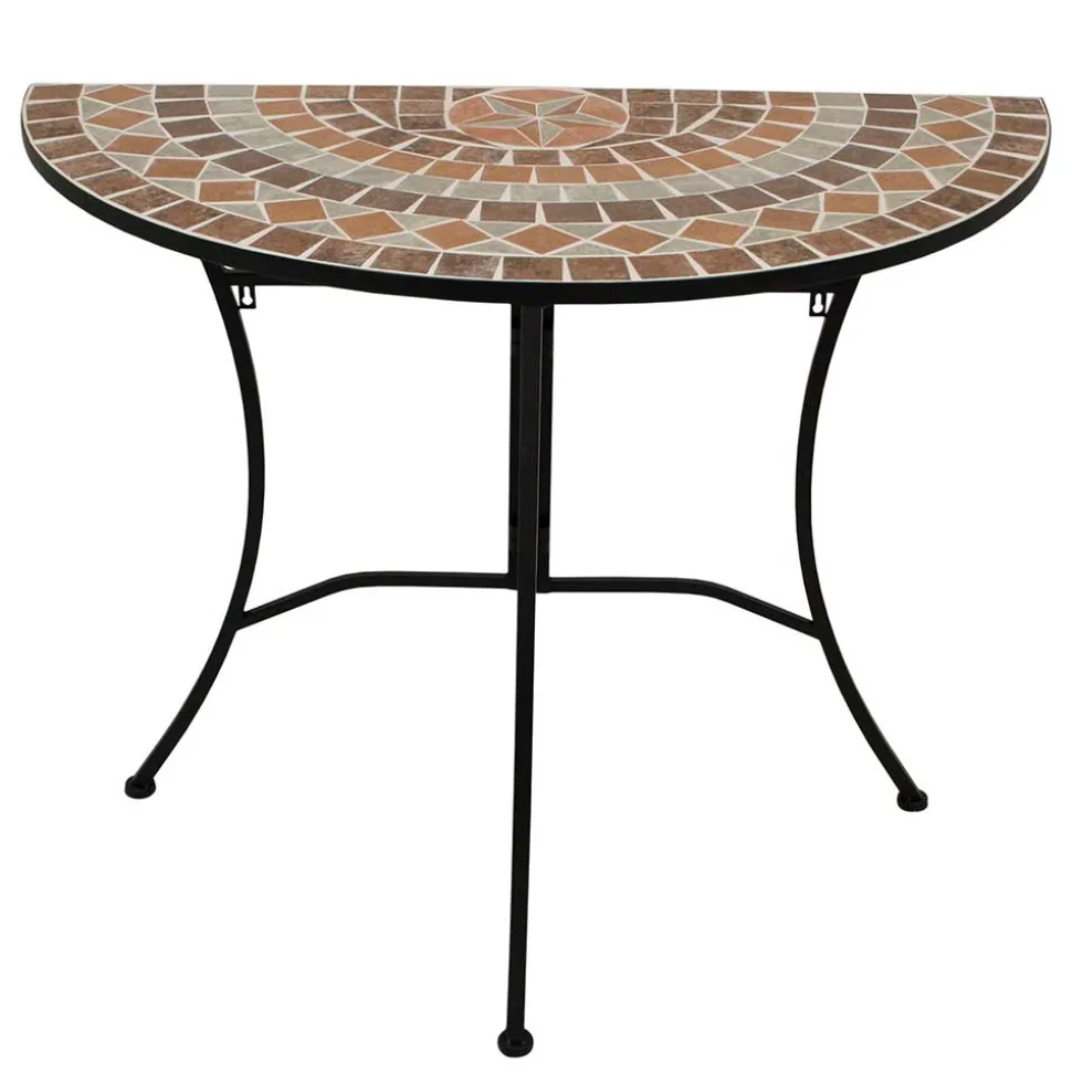 Balkon Wandtisch mit Keramik Mosaik - Tasmania