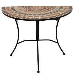 Balkon Wandtisch mit Keramik Mosaik - Tasmania