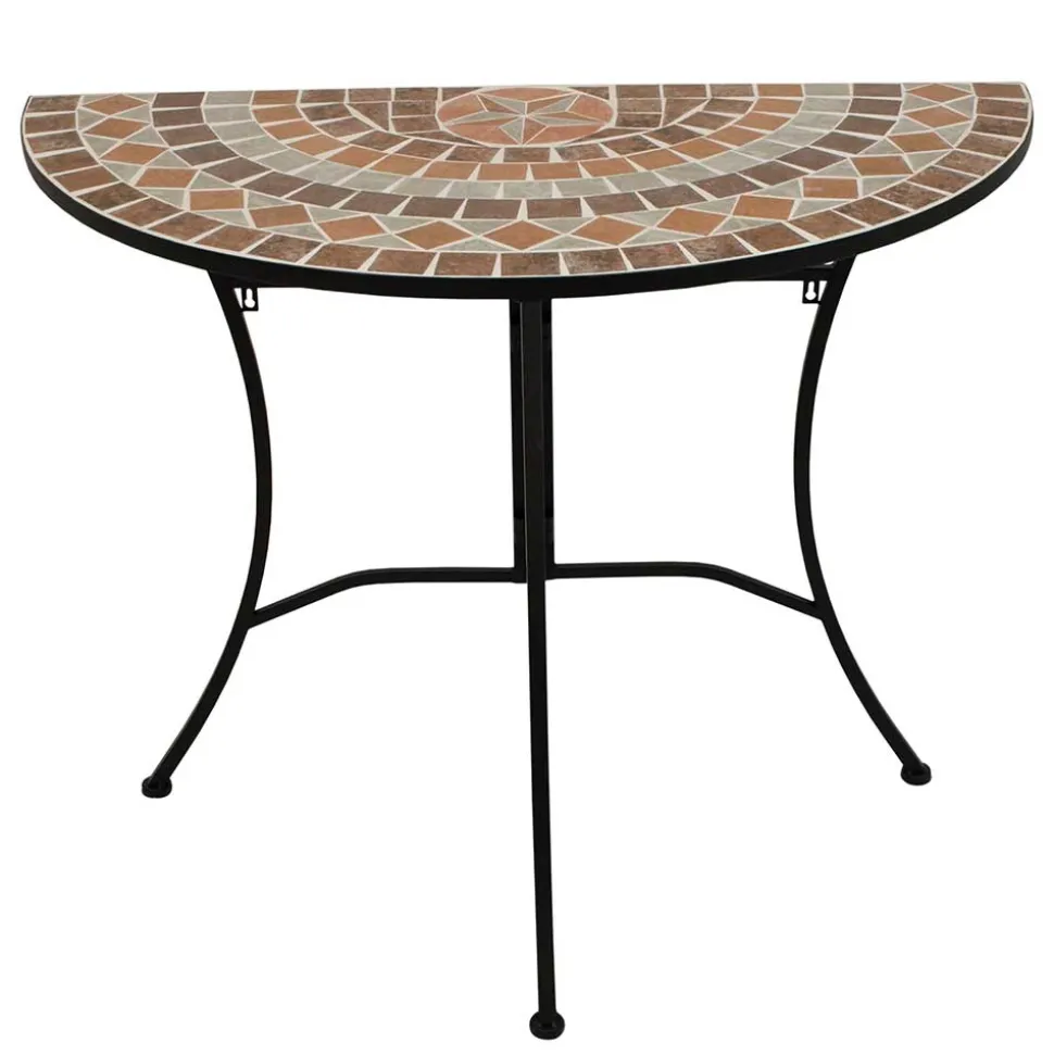 Balkon Wandtisch mit Keramik Mosaik - Tasmania