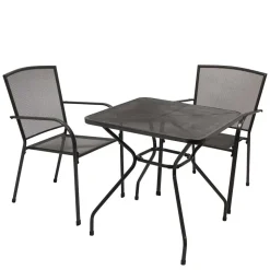 Balkonmöbel Set in Anthrazit - Coritanta (dreiteilig)