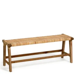 Bank aus Rattan Geflecht & Teak Holz - Thani