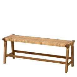 Bank aus Rattan Geflecht & Teak Holz - Thani