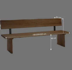 Bank Sympatia mit Baumkante