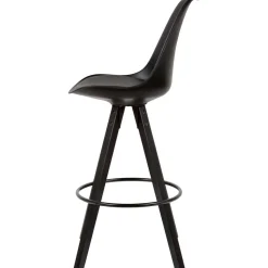 Bar Schalenstühle in Schwarz - Ilussiana (2er Set)