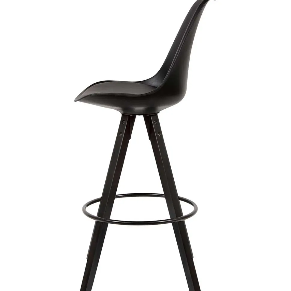 Bar Schalenstühle in Schwarz - Ilussiana (2er Set)