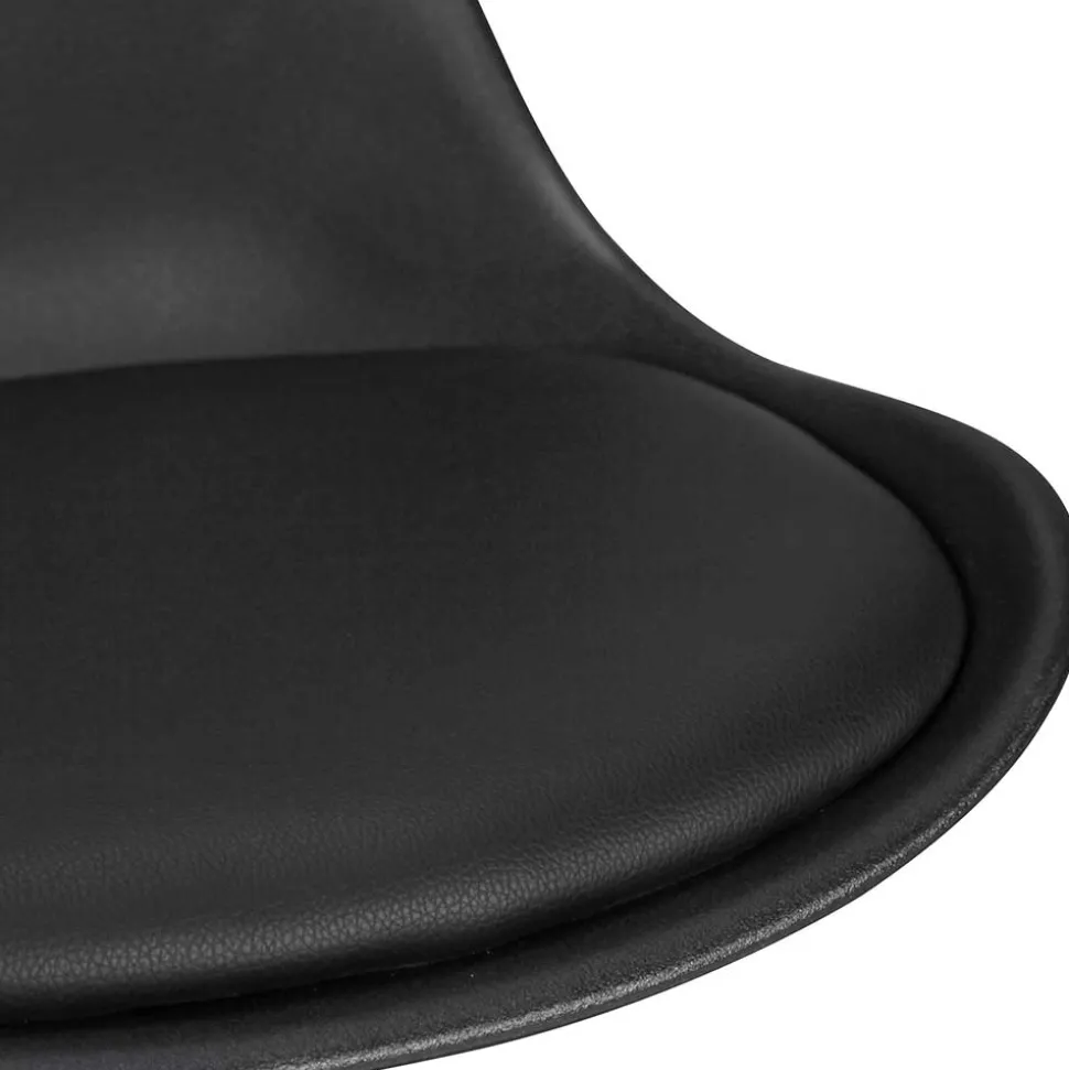 Bar Schalenstühle in Schwarz - Ilussiana (2er Set)