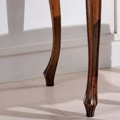 Barock Frisierkommode mit Spiegel Agosto in Nussbaum