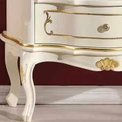 Barock Hochkommode mit fünf Schubladen - Datalera