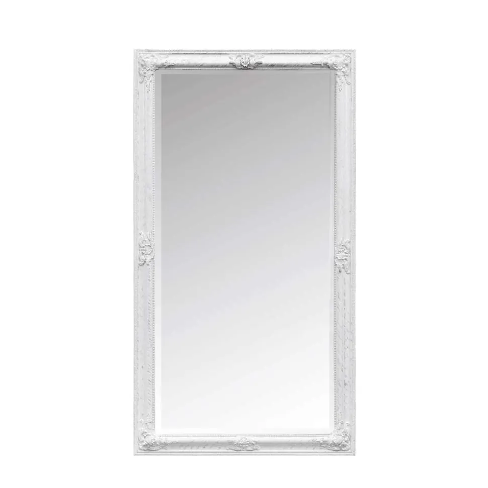 Barock Spiegel Imenza in Weiß