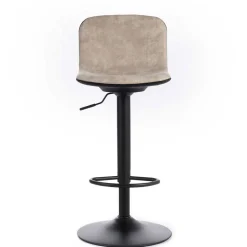 Barstühle mit gepolsterter Rückenlehne - Xivadro (2er Set)