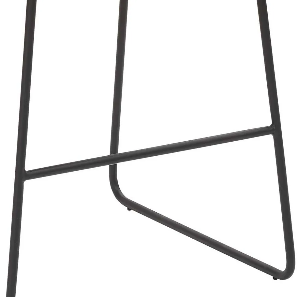 Barstuhl mit Bügelgestell mit Fußablage - Carlot