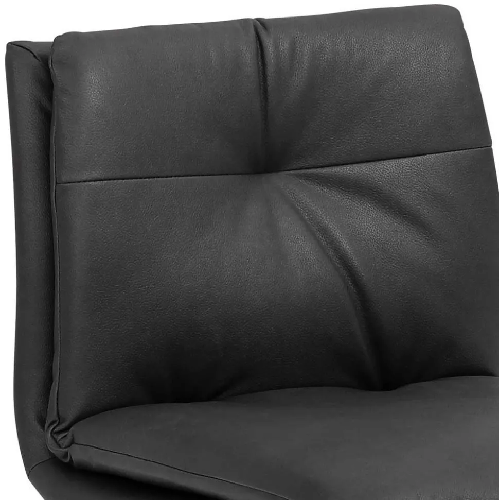 Barstuhl mit 67cm Sitzhöhe in Dunkelgrau - Rock