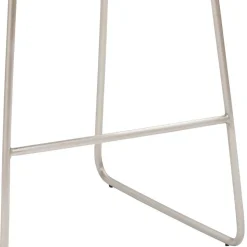 Barstuhl mit Kufengestell Edelstahl modern - Avila