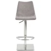 Barstuhl mit Schalensitz in Lichtgrau - Inn