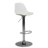 Barstuhl mit Schalensitz in Weiß & Chrom - Vorgaz
