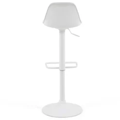 Barstuhl mit Sitzschale & Tellerfuß - Fenturam (2er Set)