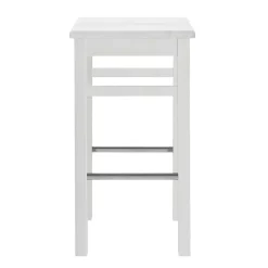 Bartisch und Barhocker in Weiß - Zanaris (dreiteilig)