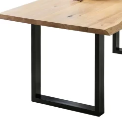 Baumkante Esszimmertisch aus Eiche - Selvina