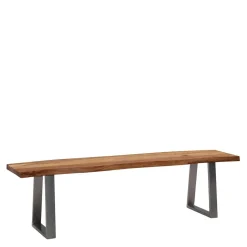 Baumkanten Essbank aus Akazie Massivholz - Yukon