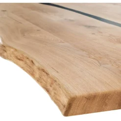 Baumkantentisch mit Epoxid-Harz-Einlage - Cocktail