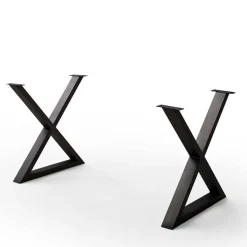 Baumkantentisch mit X Gestell - Geniasan