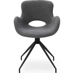 Baumkantentisch und Tischsessel Set - Eulena (fünfteilig)