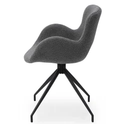 Baumkantentisch und Tischsessel Set - Eulena (fünfteilig)