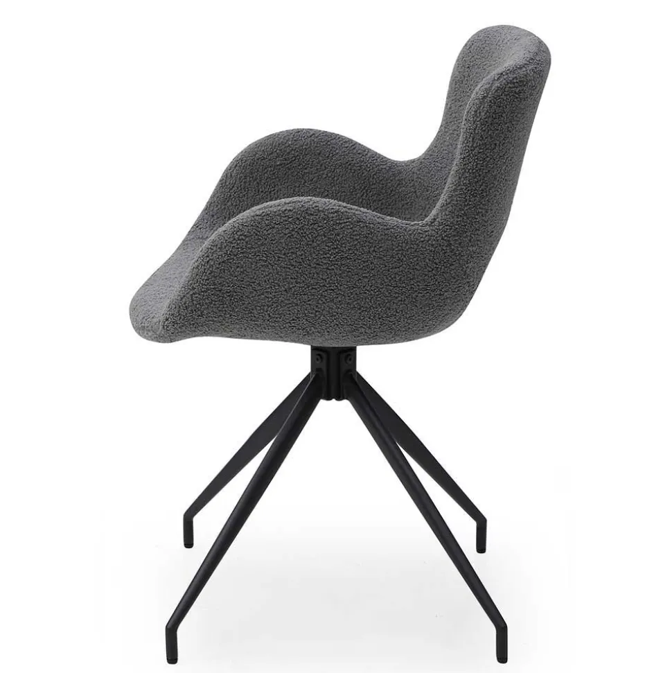 Baumkantentisch und Tischsessel Set - Eulena (fünfteilig)