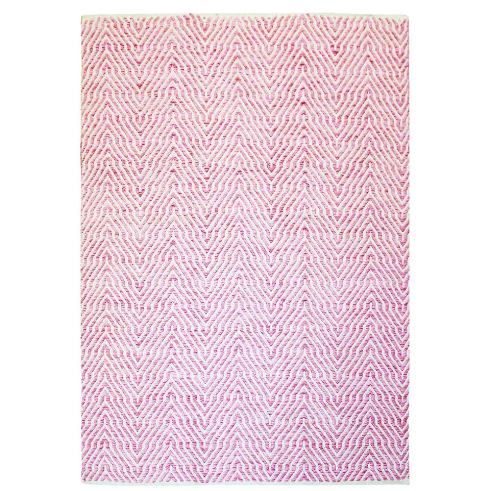 Baumwollteppich mit Zickzack-Muster - Garrysa