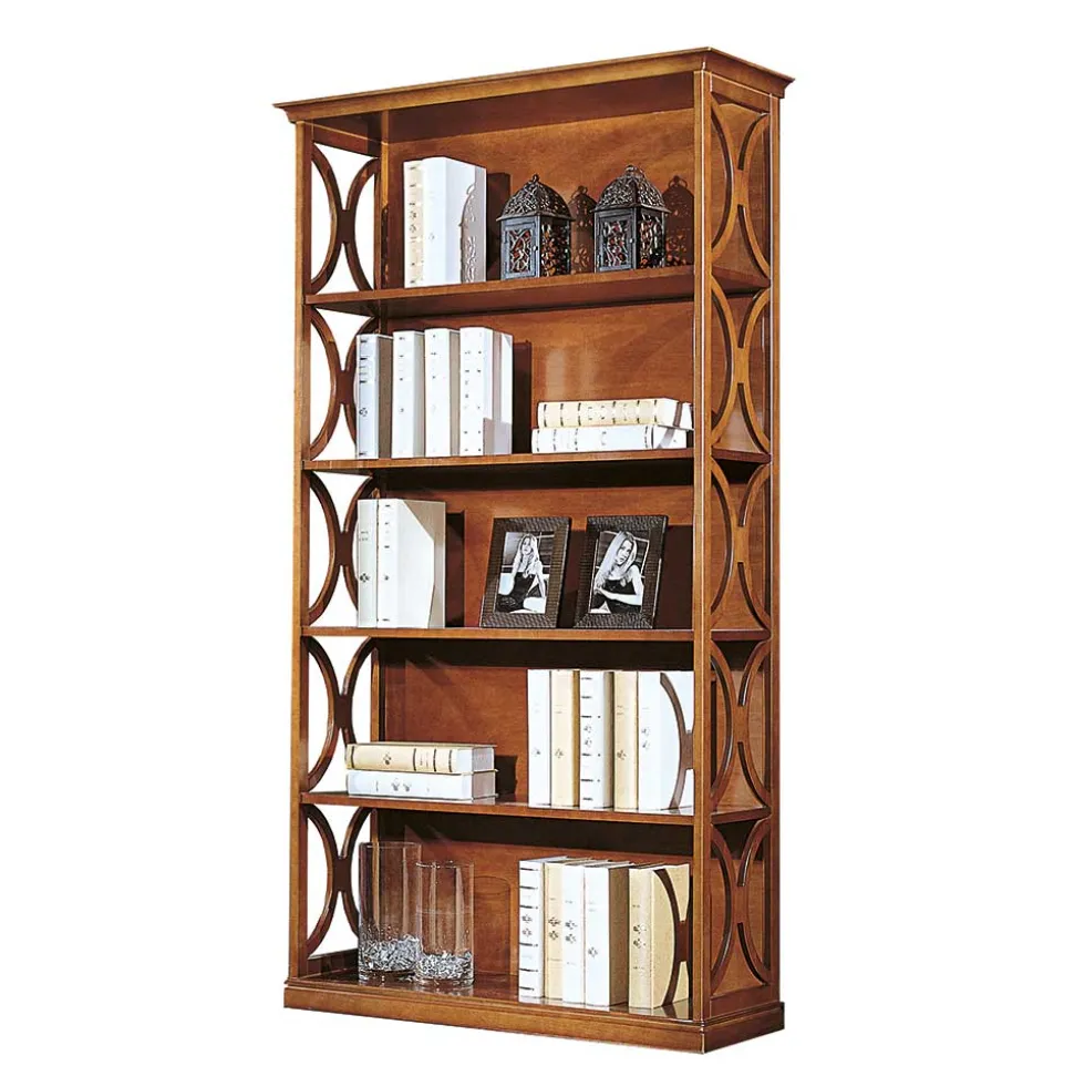 Bücher Regal in Nussbaum Braun - Exotica