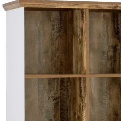 Bücherregal in Holz verwittert Dekor - Heico