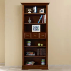 Bücherregal in Walnussfarben Antik - Istefanio