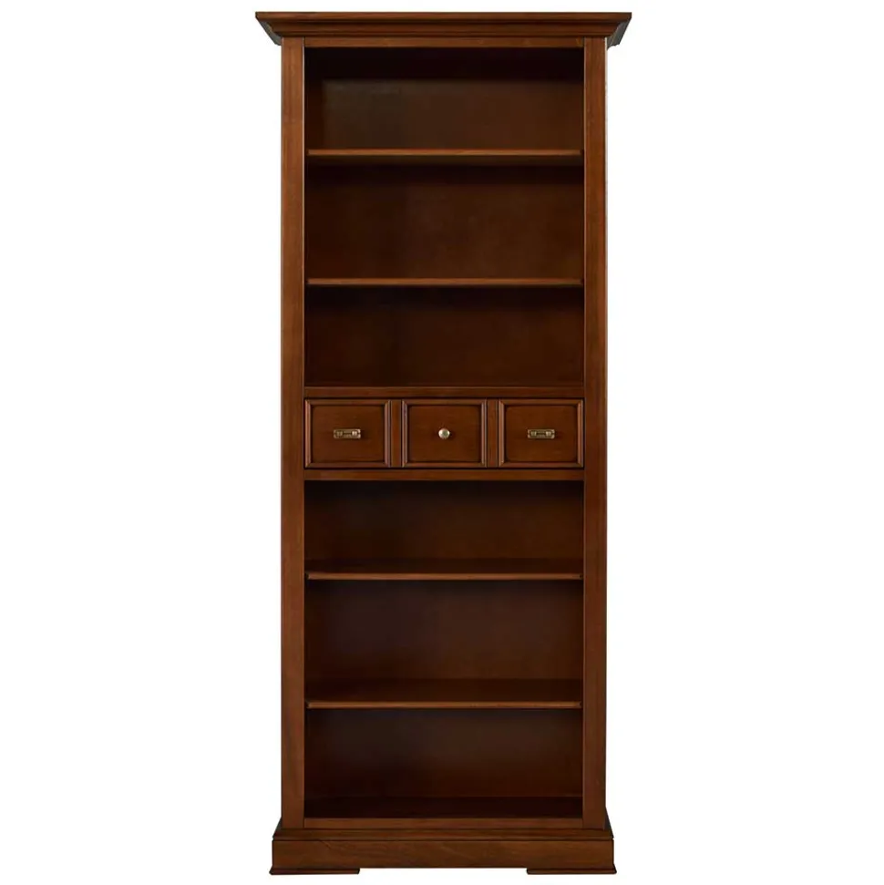 Bücherregal in Walnussfarben Antik - Istefanio