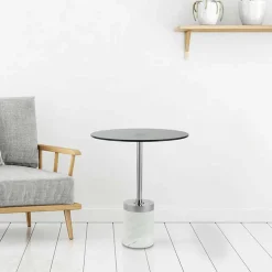 Beistelltisch aus Rauchglas - Lania