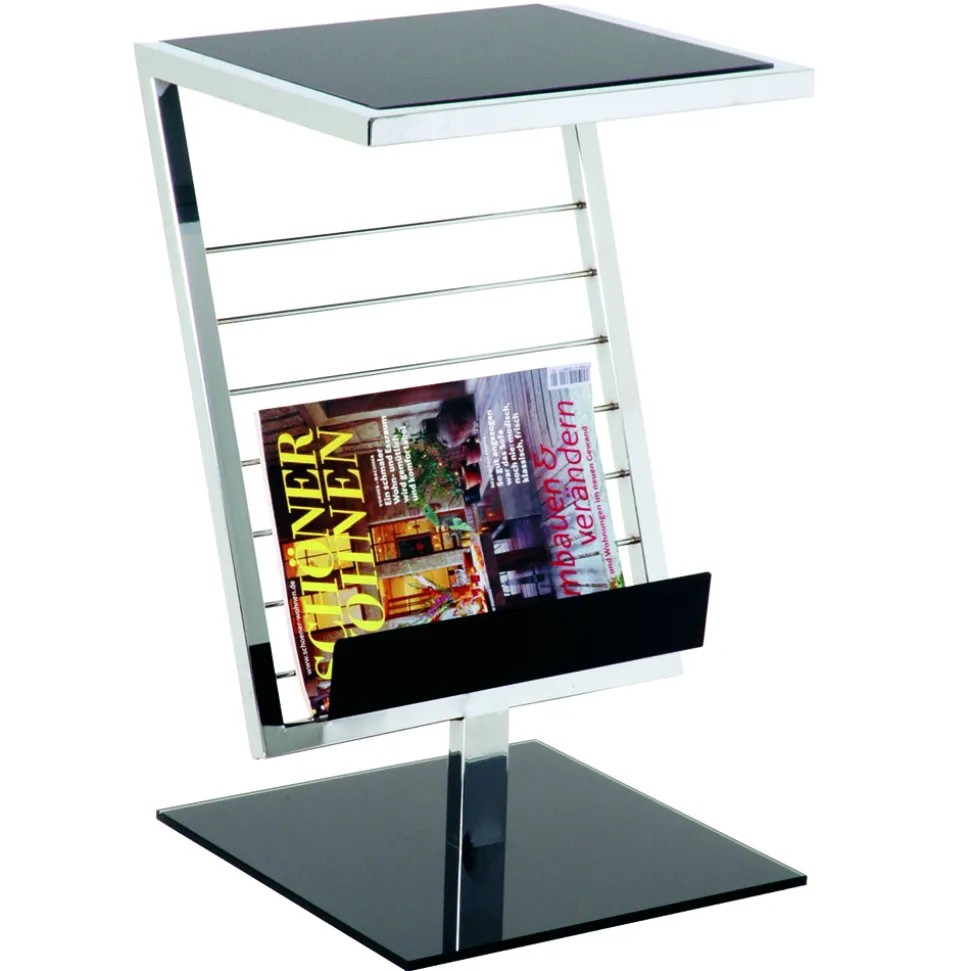 Beistelltisch Canopus mit Zeitungsständer