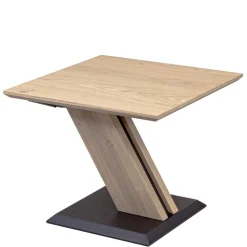 Beistelltisch im Z-Design in Wildeiche Bianco Furnier - Finesto