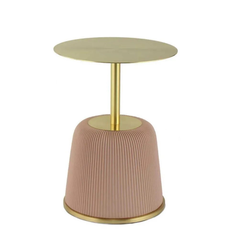 Beistelltisch in Rosa und Gold - Vilantinos