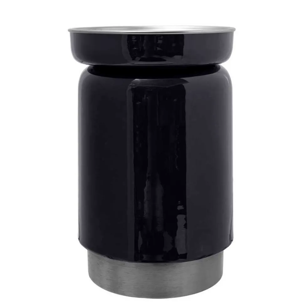 Beistelltisch in Silber mit Anthrazit - Gulia