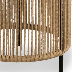 Beistelltisch mit Rauchglas Platte - Pharina