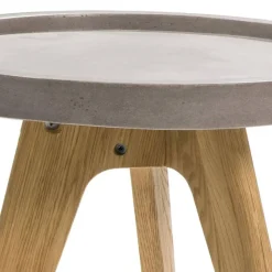 Beistelltisch Nachttisch mit Beton Platte - Baselta