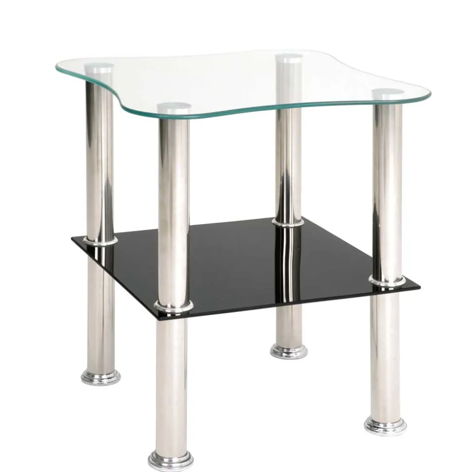 Beistelltisch Namira in Edelstahl-Optik