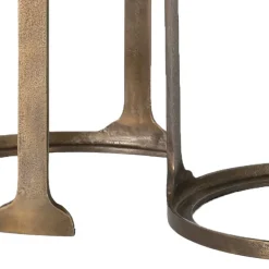 Beistelltisch Trio mit Marmorplatten - Manoja (dreiteilig)