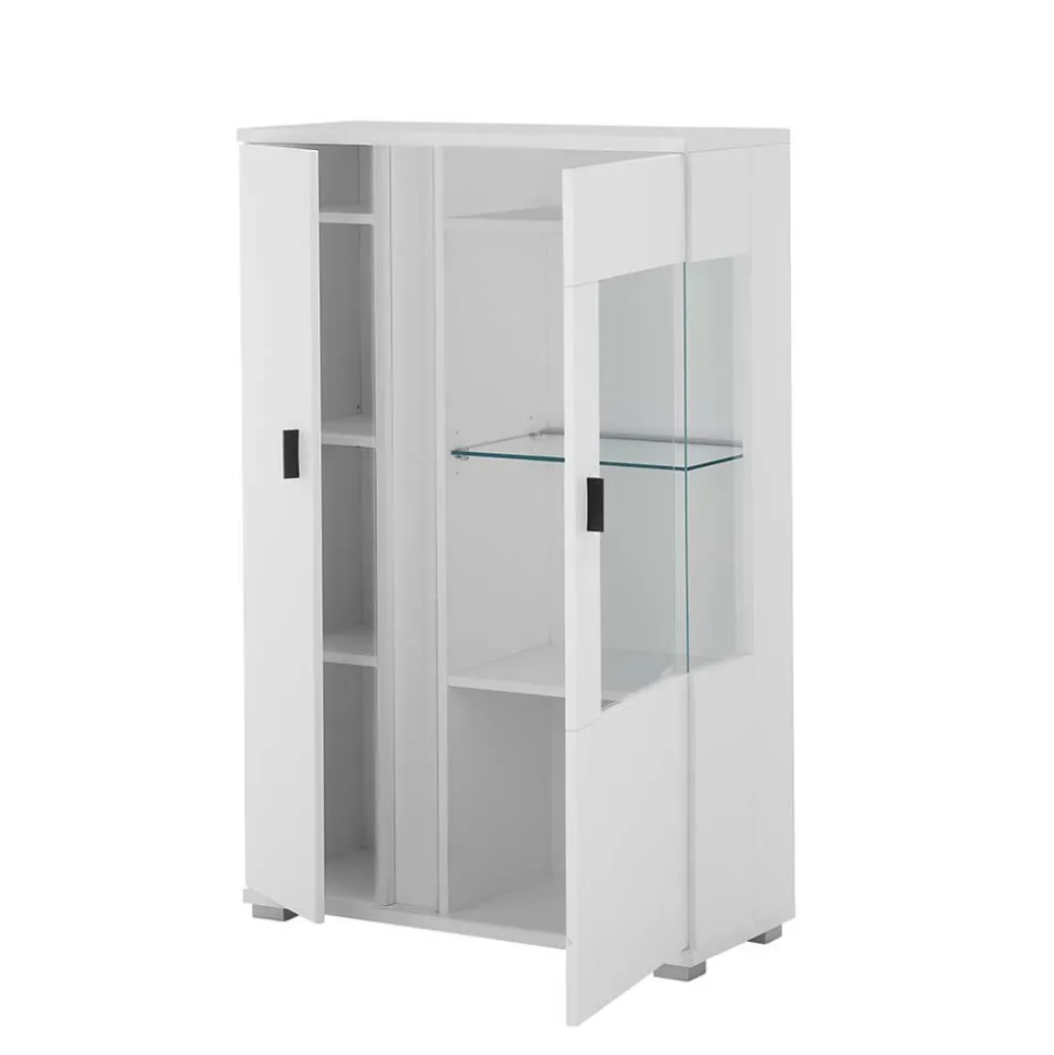 Beleuchteter Vitrinenschrank 125 cm hoch - Tirol