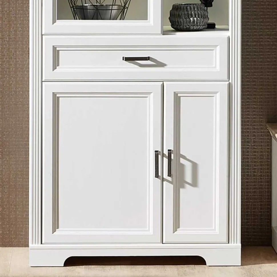 Beleuchteter Vitrinenschrank im Country Style - Sinolita