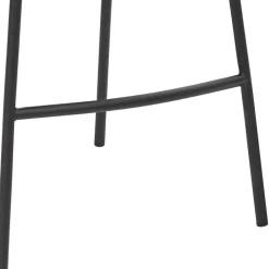 Bequemer Barstuhl in Anthrazit & Schwarz - Ambrogio