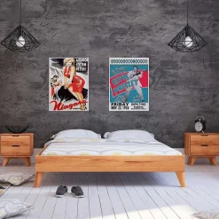 Überlänge Holzbett & Nachttische - Junola II (dreiteilig)