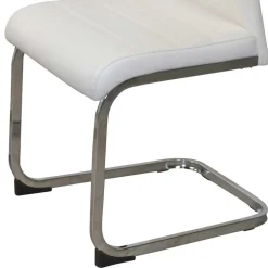 Betonoptik Säulentisch & Freischwinger - Gates (fünfteilig)