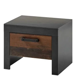 Bett & Nachtkommode 140x200 cm - Timuras (zweiteilig)